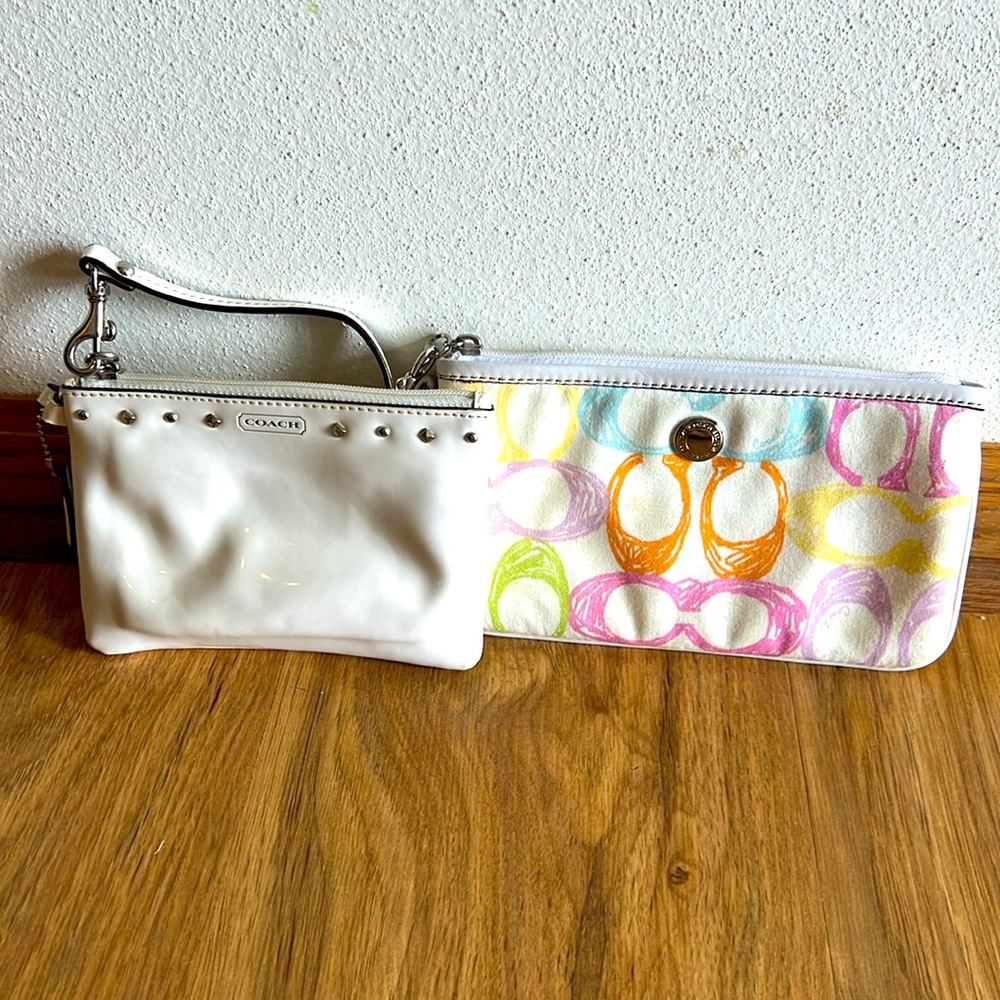 2 Coach wristlets